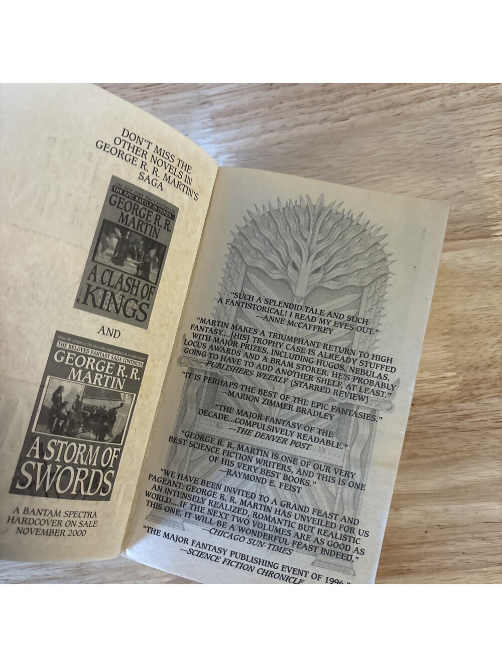 A GAME OF THRONES George R R Martin First Print First Edition Paperback 1997 - Picture 8 of 9